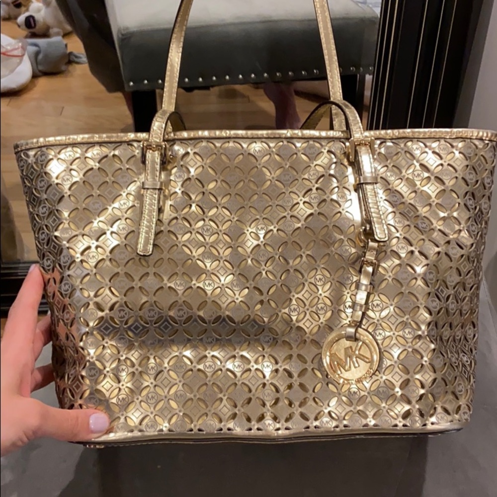 Limited Edition Michael Kors Spring 2016 Gold Tote
